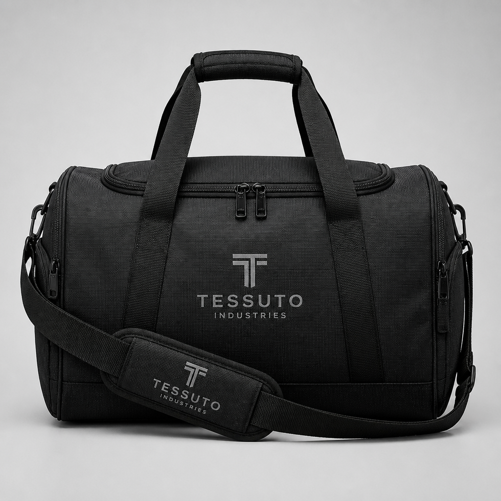Elite Tessuto Pro Endurance Gym Duffel Bag - Onyx Black