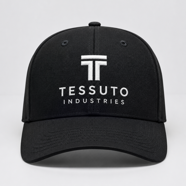 Elite Tessuto Pro Structured Baseball Cap - Pitch Black