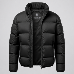 Elite Tessuto Men's Apex Insulated Puffer Jacket - Midnight Black