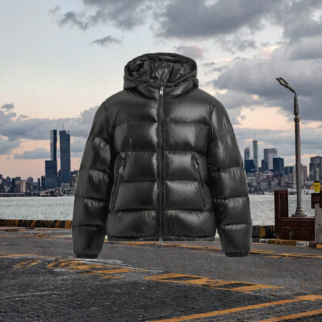 Custom Men's Black Jacket - Image 3