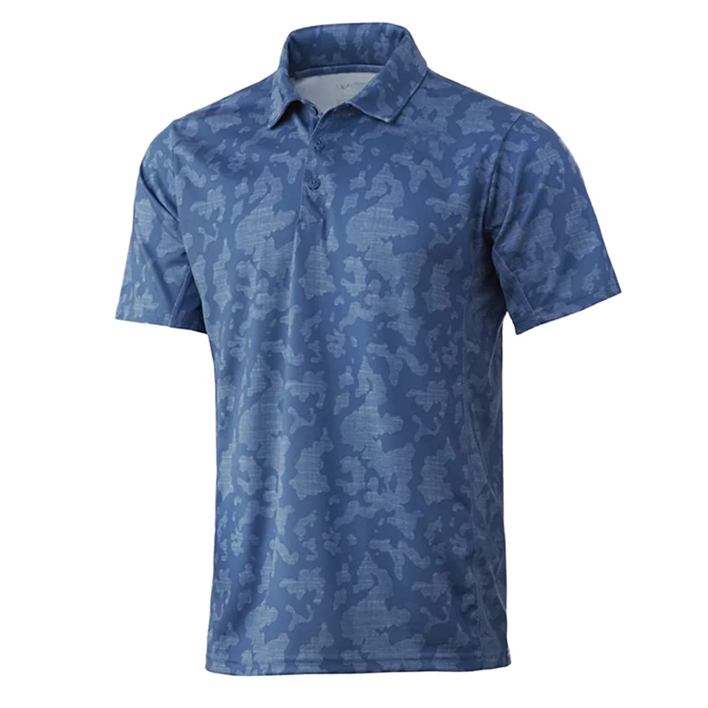 Custom Men's Camo Print Polo Shirt