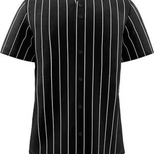 Custom Striped Baseball Jersey