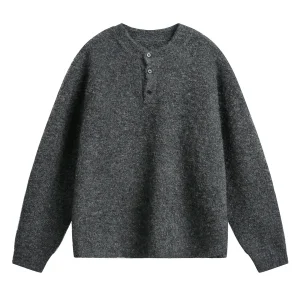 Custom Men's Wool Cardigan
