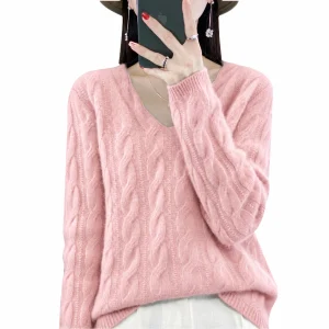 Custom Women's Cable Knit Sweater