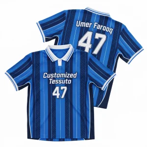 Custom Men's Striped Soccer Jersey