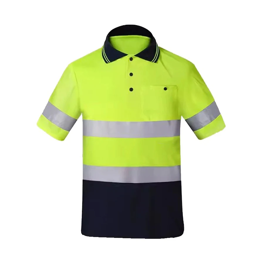 Custom Unisex Cotton High Visibility Work Shirt
