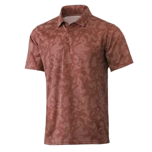 Custom Men's Camo Print Polo Shirt