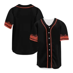 Custom Black Softball Jersey