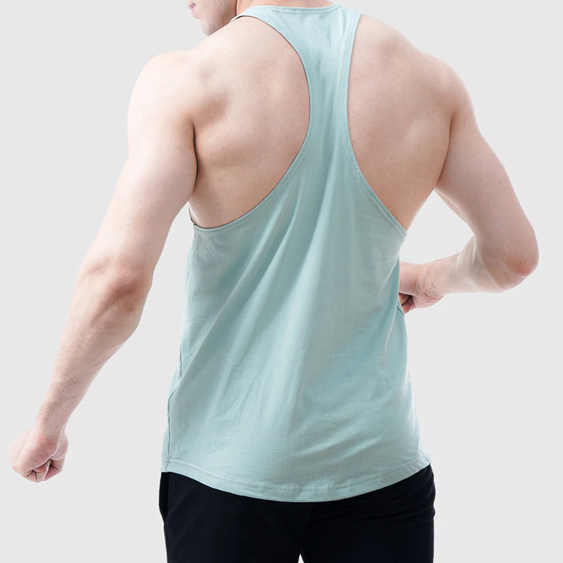 Custom Men's Polyester Gym Tank Top - Image 3