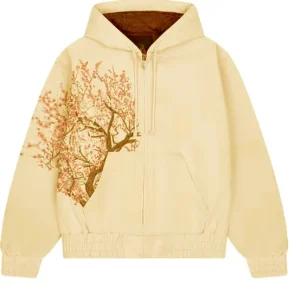 Custom Unisex Embroidered Zip Hoodie