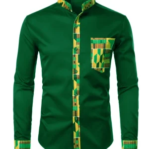 Custom Men's African Print Shirt