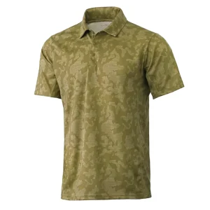 Custom Men's Camo Print Polo Shirt
