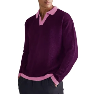 Custom Men's Burgundy Polo Shirt