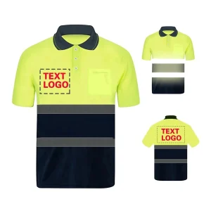 Custom Unisex Cotton High Visibility Work Shirt