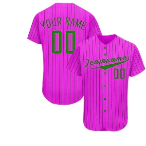 Custom Striped Baseball Jersey