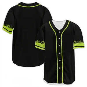 Custom Men's Black Softball Jersey