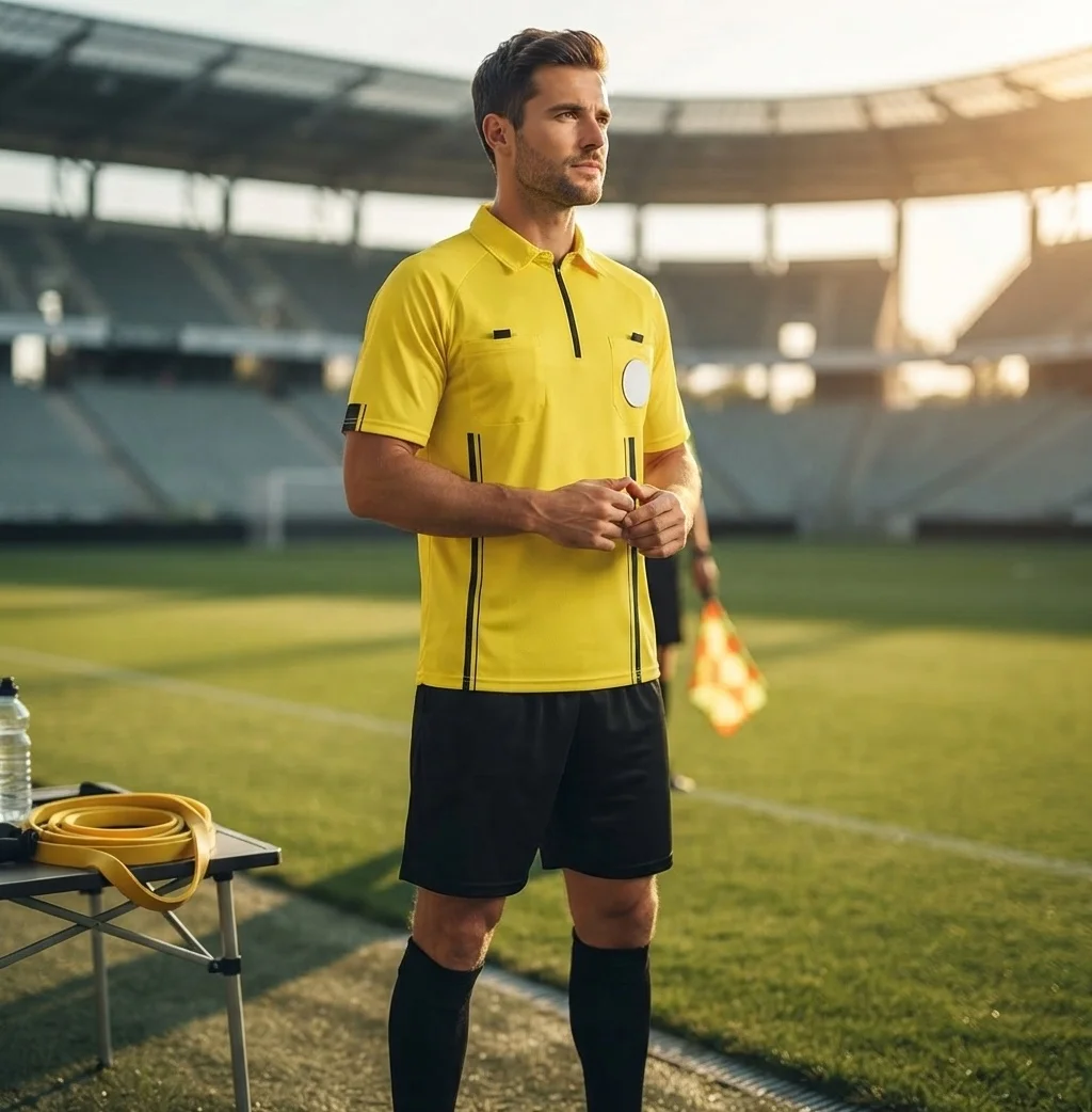 Custom Polyester Referee Uniform Set - Image 3