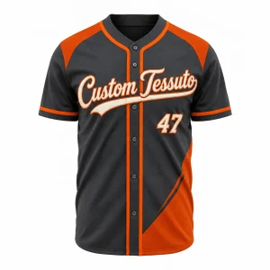 Custom Men's Grey Polyester Baseball Jersey