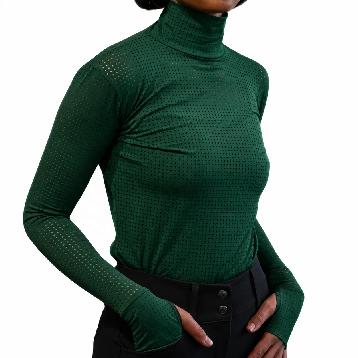 Custom Women's Polyester Riding Top