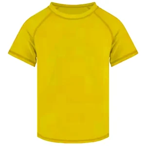Custom Kids' Polyester Short Sleeve Swim Rash Guard