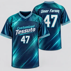 Custom Men's Navy Rugby Jersey