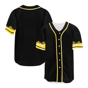 Custom Black Softball Jersey