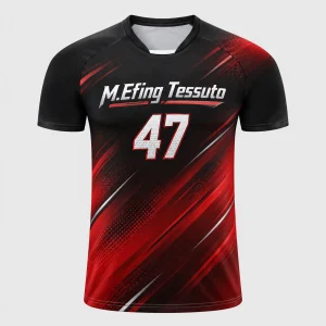 Custom Men's Red Soccer Jersey