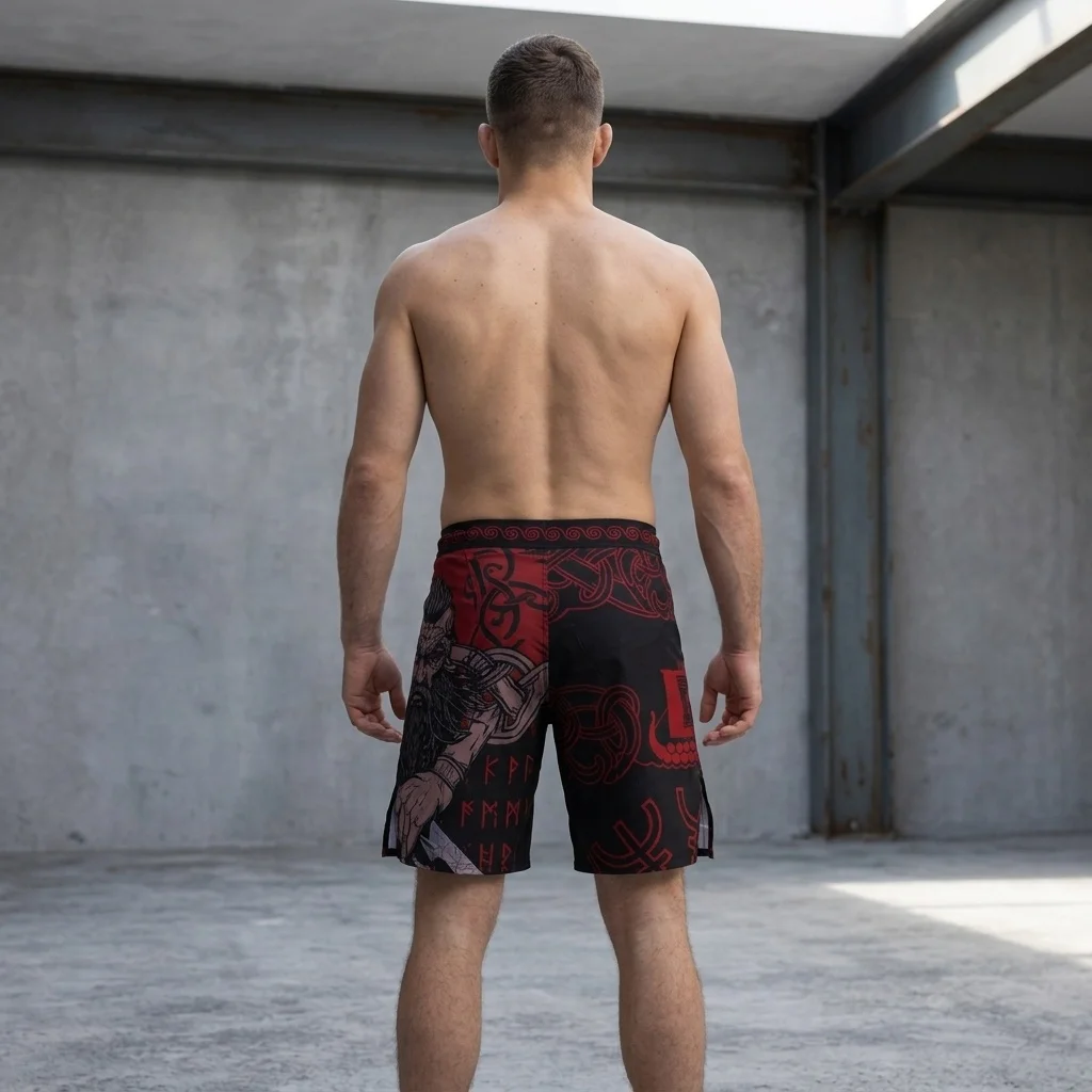 Custom Cotton MMA Shorts - Image 2