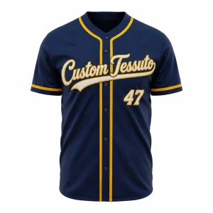 Custom Men's Polyester Baseball Jersey