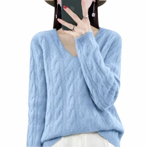 Custom Women's Cable Knit Sweater