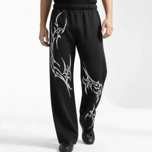 Custom Oversized Embroidered Cotton Sweatpants
