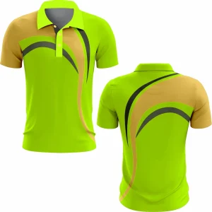 Custom Men's Green Polo Shirt