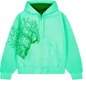 Custom Oversized Embroidered Zip Hoodie
