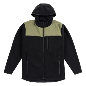 Custom Men's Color Block Fleece Ski Jacket