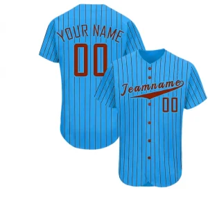 Custom Striped Baseball Jersey
