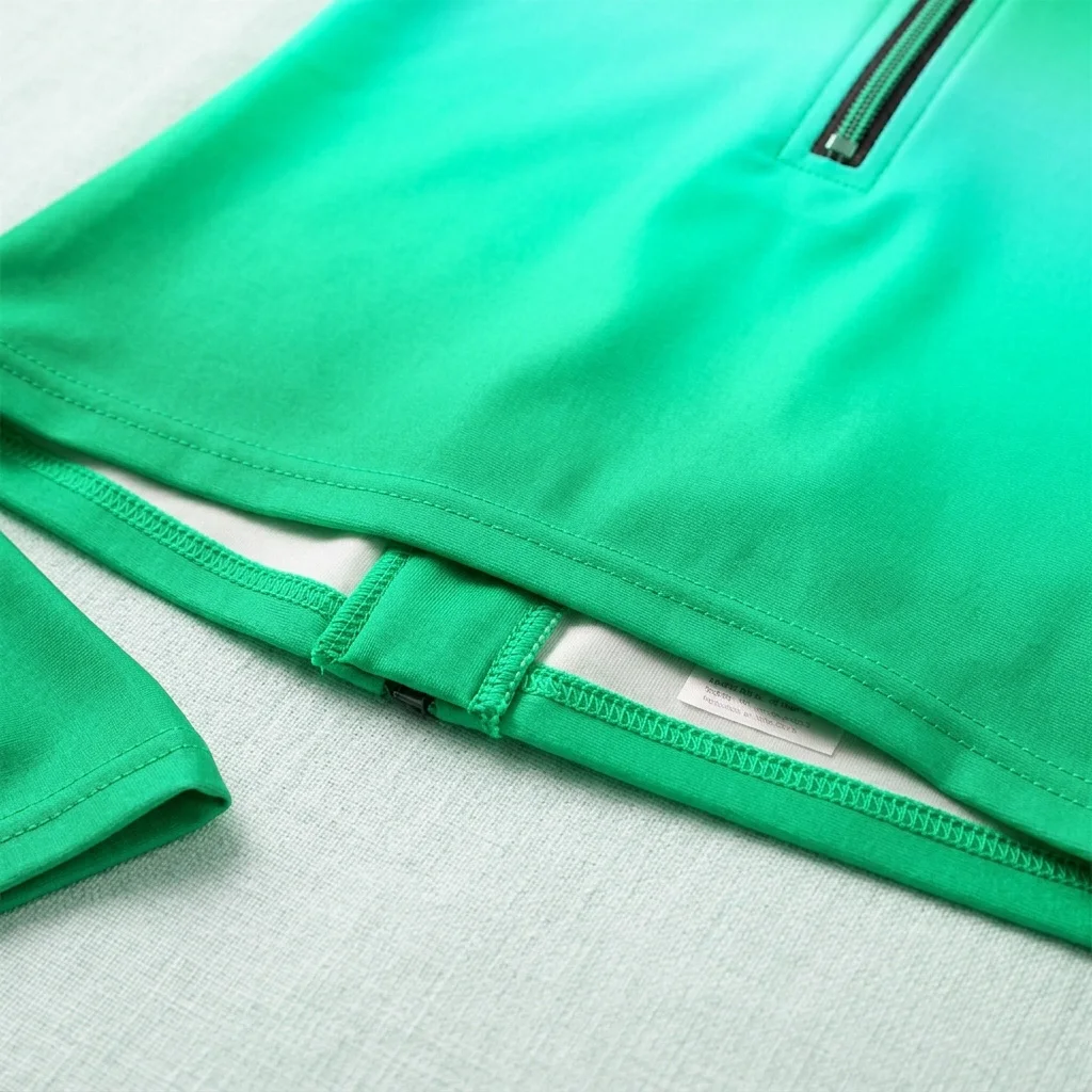 Custom Women's Long Sleeve Swim Rash Guard Set - Image 2