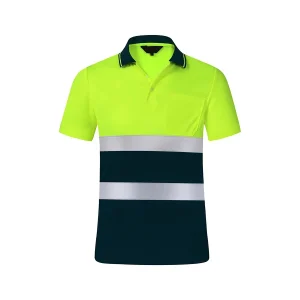 Custom Unisex Polyester High Visibility Work Shirt