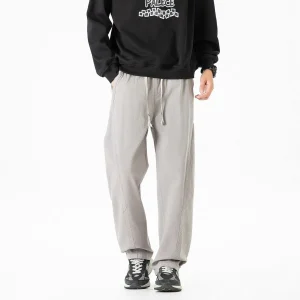 Custom Men's Khaki Cotton Cargo Work Trousers