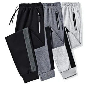 Custom Men's Embroidered Cotton Training Joggers