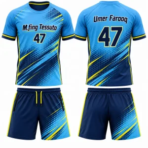 Custom Men's Polyester Soccer Uniform Set