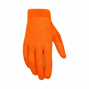 Custom Orange Riding Gloves