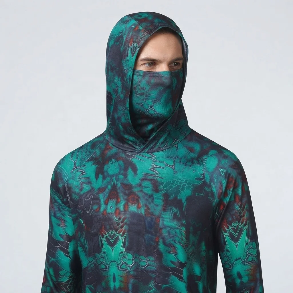 Custom Men's Fishing Hoodie - Image 2