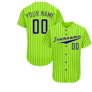 Custom Striped Baseball Jersey