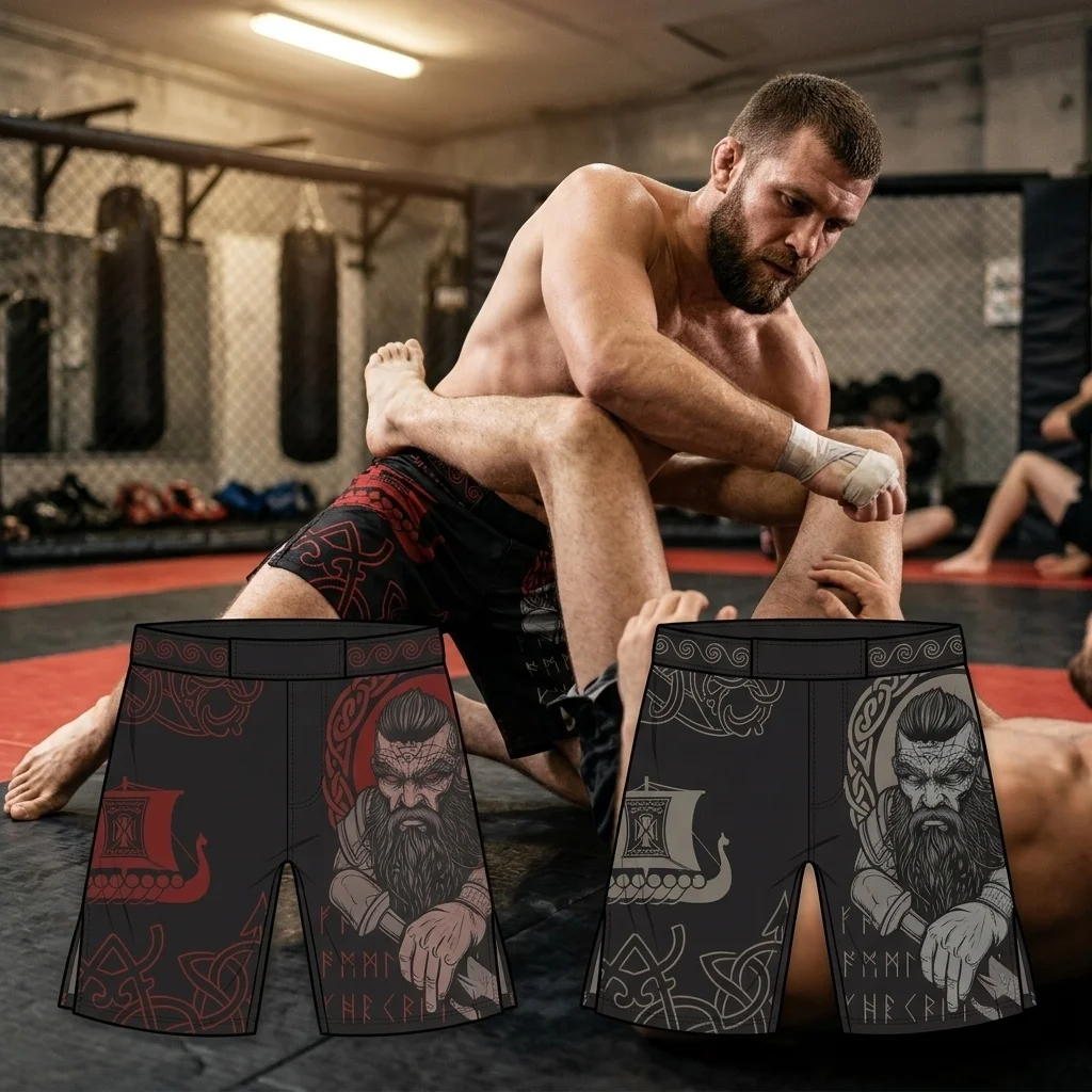 Custom Cotton MMA Shorts - Image 3