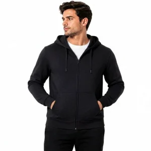 Custom Men's Polyester Zip Hoodie