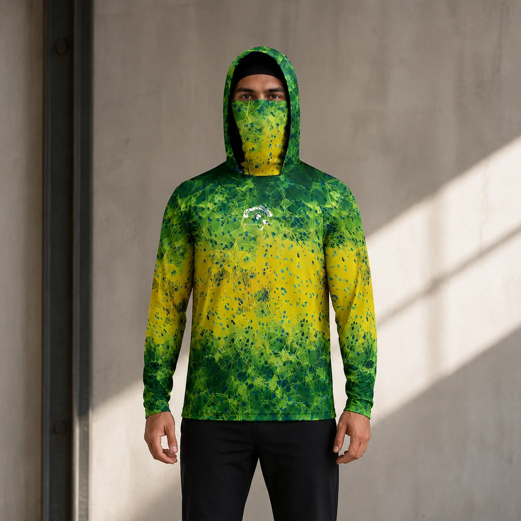 Custom Polyester Fishing Hoodie - Image 2
