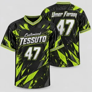 Custom Men's Black Rugby Jersey