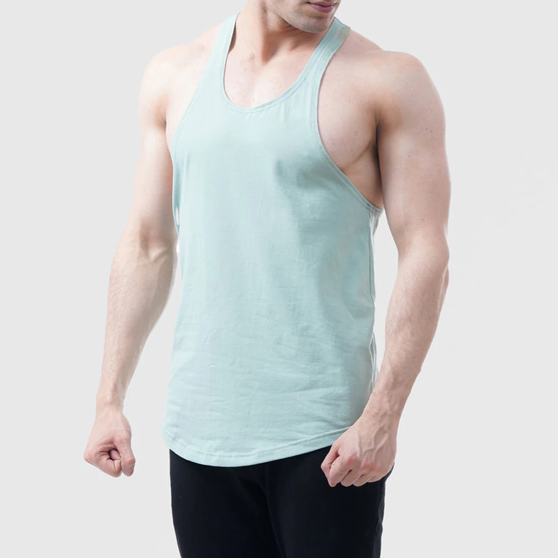 Custom Men's Polyester Gym Tank Top - Image 2