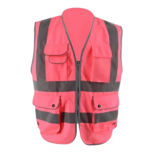 Custom Unisex Polyester High Visibility Vest