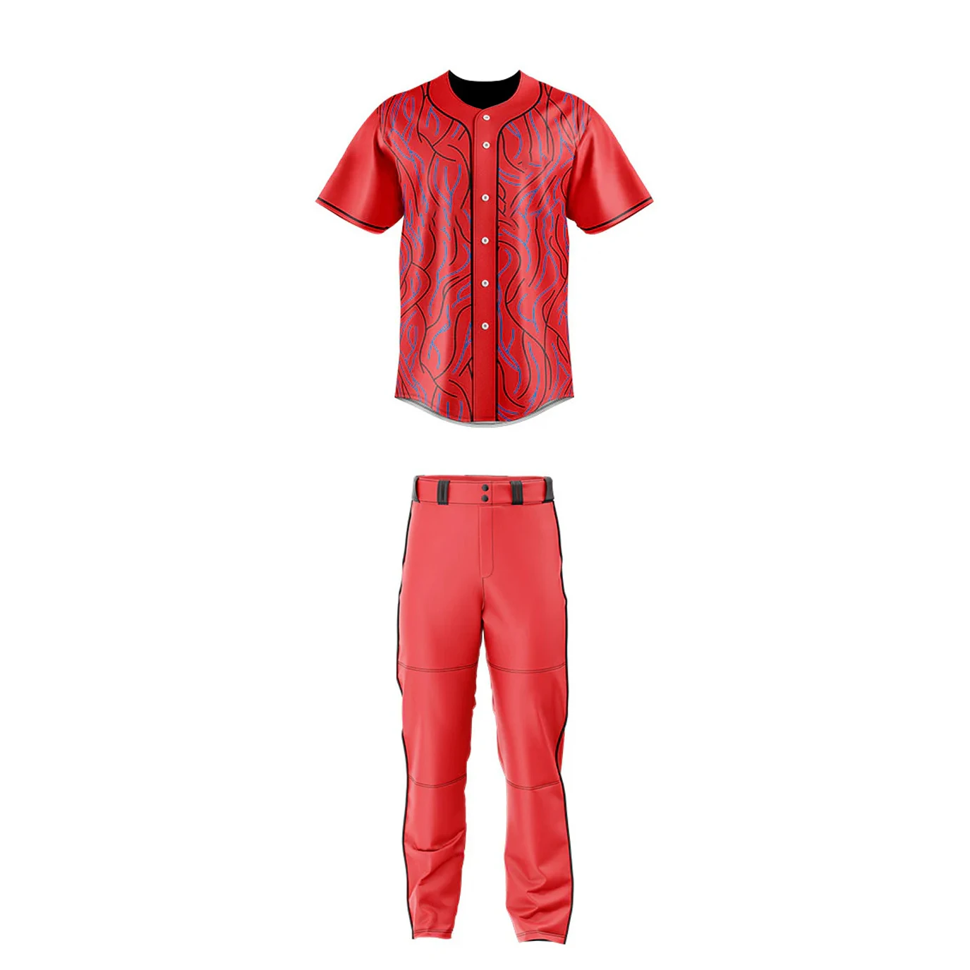 Custom Unisex Baseball Uniform Set - Image 3
